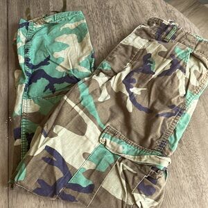 US Army Combat Trousers - Unisex - Green Camouflage